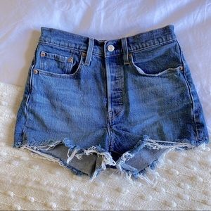 Levi’s high waisted shorts